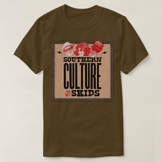 Zuidelijke Cultuur op de Skids Bliksem T-shirt (Design voorkant)