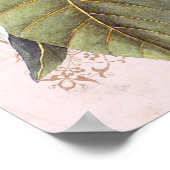 Zuidelijke Elegance  Botanische Magnolia Poster (Hoek)