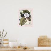 Zuidelijke Elegance  Botanische Magnolia Poster (Keuken)