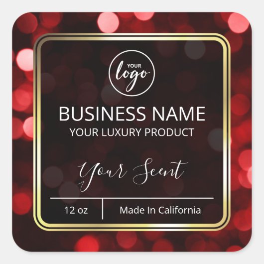 Zuidelijke etiketten met rode en zwarte buisjes (Voorkant)