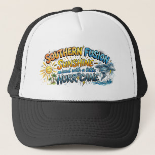 Zuidelijke Fusie Zonneschijn Orkaan Sassy Strand Trucker Pet