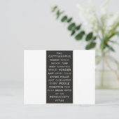 Zuidelijke Gezegden Briefkaart (Staand voorkant)