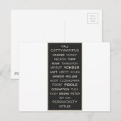 Zuidelijke Gezegden Briefkaart (Voorkant / Achterkant)