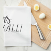 Zuidelijke Gezegden: Cheers Y'all! Theedoek (Quarter Fold)