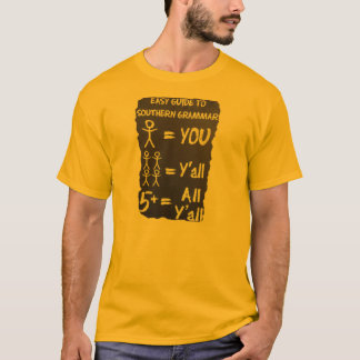 Zuidelijke grammatica t-shirt