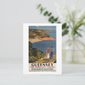 Zuidelijke/Grote Westerne Rail Couple op Cliff Briefkaart (Staand voorkant)