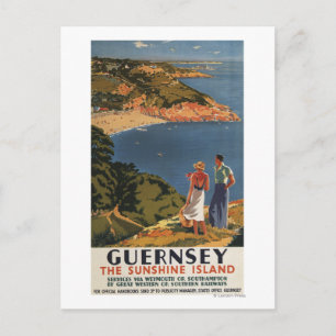 Zuidelijke/Grote Westerne Rail Couple op Cliff Briefkaart