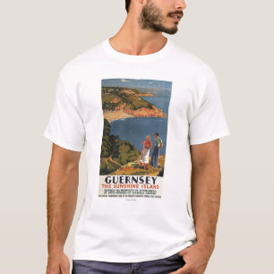 Zuidelijke/Grote Westerne Rail Couple op Cliff T-shirt