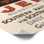 Zuidelijke/Grote Westerne Spoorstaafscène Poster (Hoek)