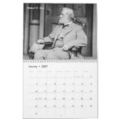 Zuidelijke helden van de burgeroorlog kalender (Jan 2027)