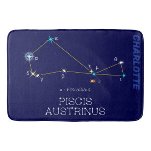 Zuidelijke Hemisphere Constellation Piscis Austrin Badmat