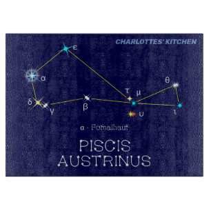 Zuidelijke Hemisphere Constellation Piscis Austrin Snijplank