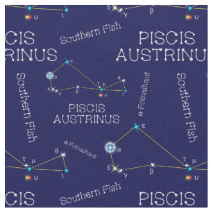 Zuidelijke Hemisphere Constellation Piscis Austrin Stof