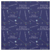 Zuidelijke Hemisphere Constellation Piscis Austrin Stof (Swatch)