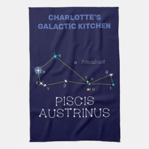 Zuidelijke Hemisphere Constellation Piscis Austrin Theedoek