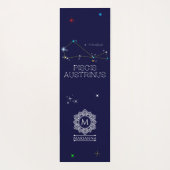 Zuidelijke Hemisphere Constellation Piscis Austrin Yogamat (Achterkant)