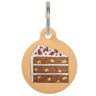 Zuidelijke Hummingbird Layer Cake Slice Dessert Huisdierpenning