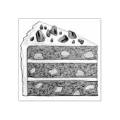Zuidelijke Hummingbird Layer Cake Slice Dessert Rubberstempel (Afrduk)