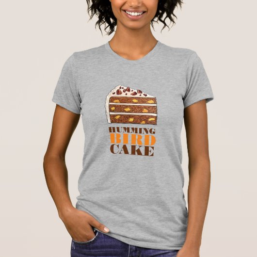 Zuidelijke Hummingbird Layer Cake Slice Dessert T-shirt (Voorkant)