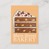 Zuidelijke Hummingbird Layer Cake Slice Dessert Visitekaartje (Voorkant)