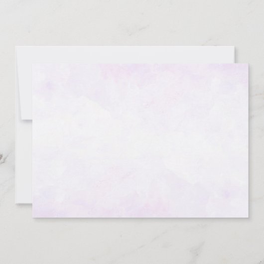 Zuidelijke Hydrangea Blooms Lente Bruiloft Douche Kaart (Achterkant)