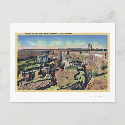 Zuidelijke Idaho - beroemd Sinking Boerderij in za Briefkaart (Voorkant)