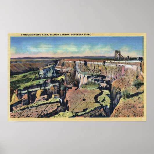 Zuidelijke Idaho - beroemd Sinking Boerderij in za Poster (Voorkant)