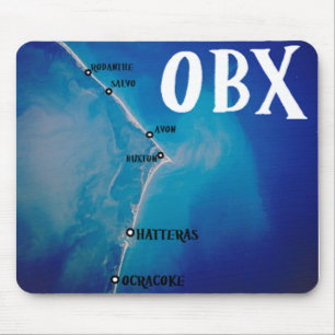 Zuidelijke kaart OBX Muismat