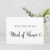 Zuidelijke kalligrafie... zal je mijn vriendin zij kaart (Staand voorkant)