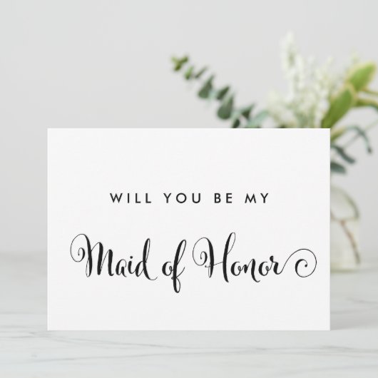 Zuidelijke kalligrafie... zal je mijn vriendin zij kaart (Staand voorkant)