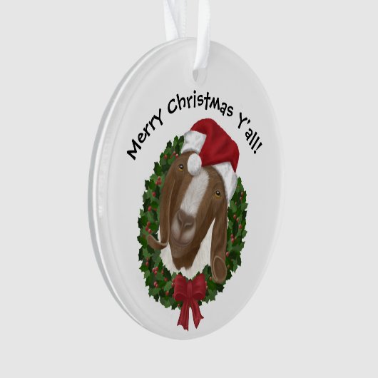 Zuidelijke kerstgeit ornament (voorkant)