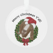 Zuidelijke kerstgeit ornament (achterkant)