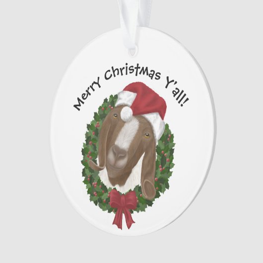 Zuidelijke kerstgeit ornament (voorkant)