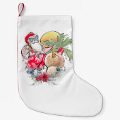 Zuidelijke Kerstmis | Heet Holly Jolly Santa Claus Kleine Kerstsok (Voorkant)