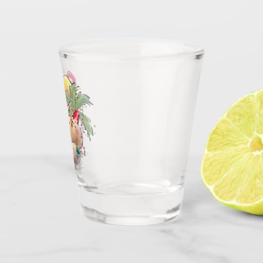 Zuidelijke Kerstmis | Heet Holly Jolly Santa Claus Shot Glas (Rechts)