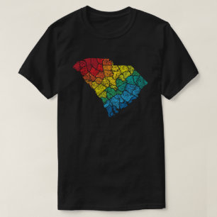 zuidelijke kleurprovincies carolina t-shirt