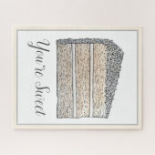 Zuidelijke Kokosnoekzak Slice Je bent zoete Bedank Legpuzzel (Horizontaal)