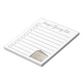 Zuidelijke Kokosnoot Bevroren Laag Cake Slice Dess Notitieblok (Linkerzijde)