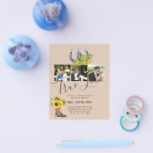 Zuidelijke Landelijke Rustieke Foto BUDGET Trouw   Flyer (Enkel)