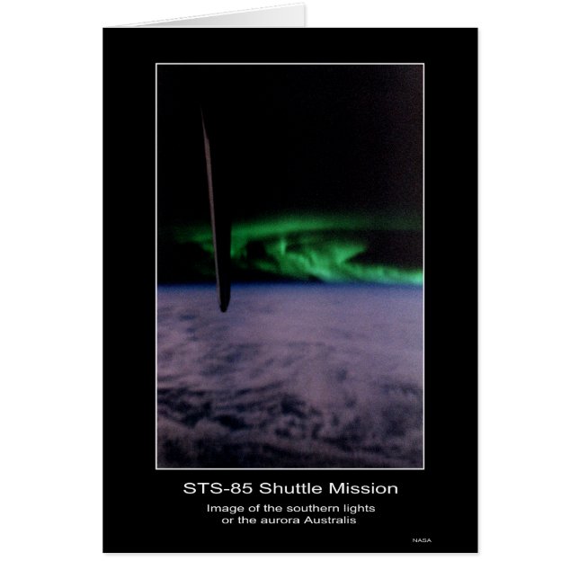 Zuidelijke lichten de aurora Australis van NASA ST (Voorkant)