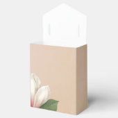 Zuidelijke Magnolia Bloem Bruiloft | Antiek blos Bedankdoosjes (Geopend)