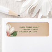 Zuidelijke Magnolia Bloem Bruiloft | Antiek blos Etiket (Insitu)