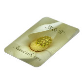 Zuidelijke Magnolia bruiloft gunst magneet (Linkerzijde)