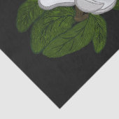 Zuidelijke Magnolia Illustratie Tissuepapier (Detail)