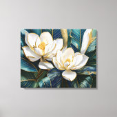 Zuidelijke Magnolia kunst Canvas Afdruk (Voorkant)