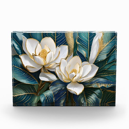 Zuidelijke Magnolia kunst Fotoblokken (Voorkant)