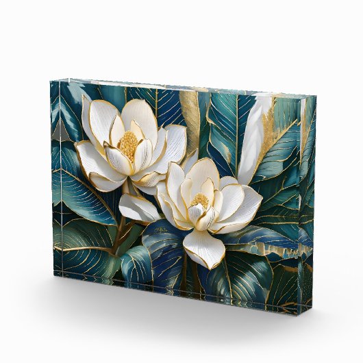 Zuidelijke Magnolia kunst Fotoblokken (Rechts)