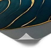 Zuidelijke Magnolia kunst Poster (Hoek)