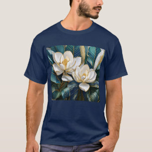 Zuidelijke Magnolia kunst T-shirt