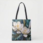 Zuidelijke Magnolia kunst Tote Bag (Voorkant)